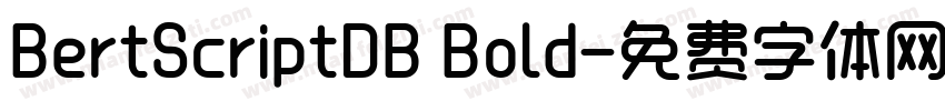 BertScriptDB Bold字体转换